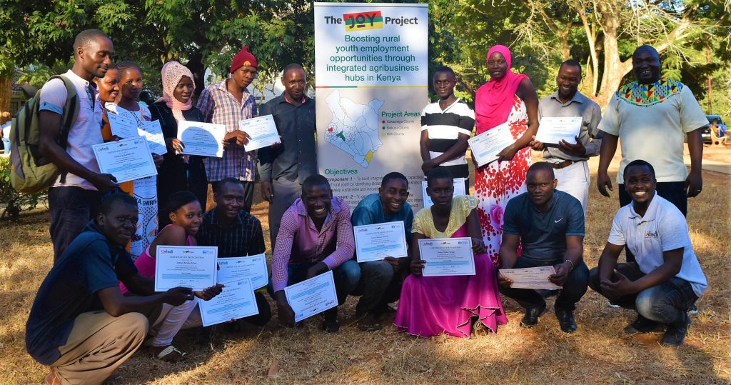 JOY Project agribusiness hub training session